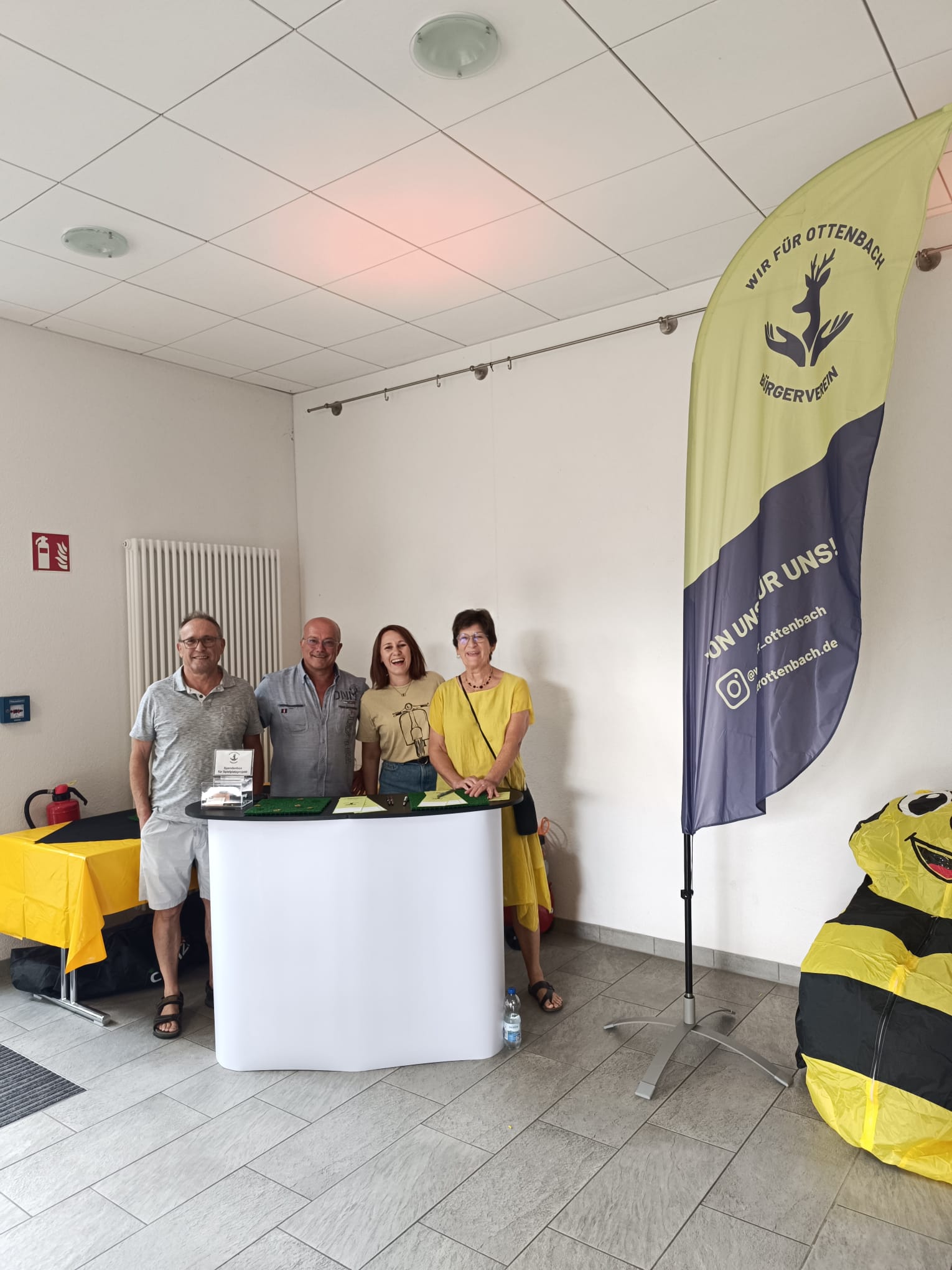 Unser Stand beim Fest zu 100 Jahre Fußball in Ottenbach (17.07.2026)
